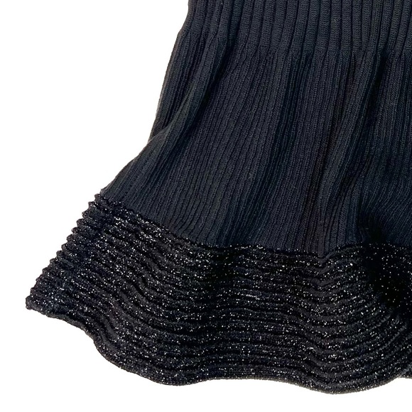 Rachel Comey Handmade Knit Flared Skirt Black Size Small - Picture 6 of 6